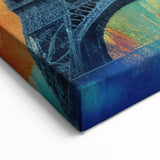 Paris Wall Art - Vibrant Eiffel Tower Canvas Prints