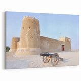 Qatari Cultural Art - Historic Fortress Canvas Print