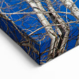 Aspen Scenic Wall Art - Bare Aspen Trees Against a Deep Blue Sky