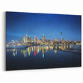 Serene Auckland Harbor - Peaceful Evening Canvas