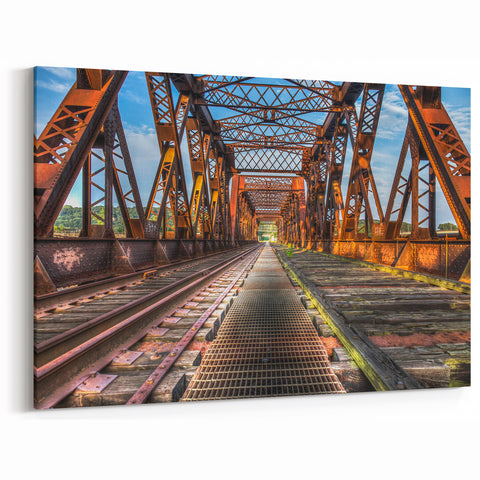 Connecticut Wall Art - Scenic Iron Bridge Connecticut Landscape Photography