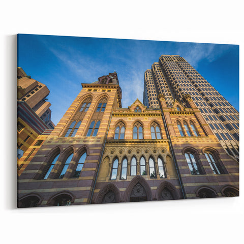 Connecticut Scenery Prints - Historic Downtown Architecture Photography