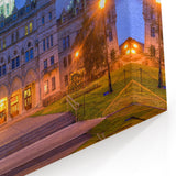Connecticut Art Prints - Illuminated Capitol Building at Night Photography