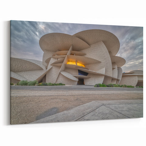 Modern Architecture Qatar - Iconic Building Canvas Print