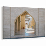 Qatari Arches - Modern Architecture Canvas Print
