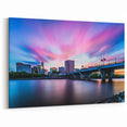 Connecticut Wall Art - Scenic Hartford Skyline at Sunset Connecticut Art Prints