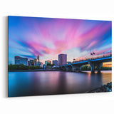 Connecticut Wall Art - Scenic Hartford Skyline at Sunset Connecticut Art Prints