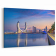 Iconic Qatar Tower - Evening Skyline Canvas Print