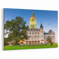 State Capitol Building Architectural Connecticut Art - Connecticut Wall Art