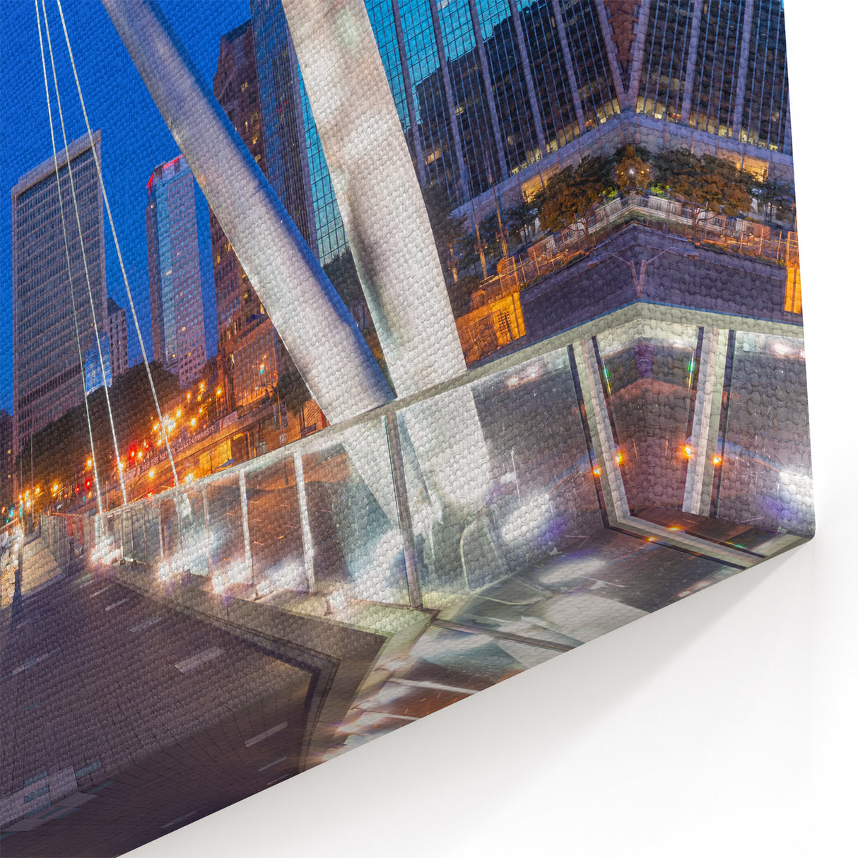 Connecticut Art Prints - Modern Bridge in Downtown Hartford Connecticut Photography