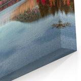 Connecticut Scenery Prints - Autumn Forest Reflections on Lake Connecticut Art