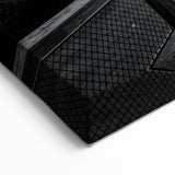 Delaware Wall Art – Black and White Bridge Overlook Scenic Canvas Print