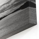 Delaware Nature Photography – Black and White Waterfront Sunset Canvas