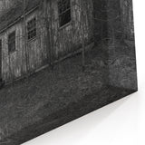 Delaware Nature Photography - Abandoned Farmhouse in Black and White Art