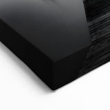 Delaware Nature Photography - Tranquil Pier in Black and White Canvas