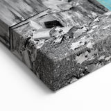 Delaware Photography Art - Rustic Farm Wall with Blue Milk Can Print