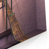 Delaware Coastal Art - Sunset Over Bridge and River Photography Print