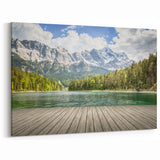 Bavarian Alps Art - Scenic Lake and Mountain View in Germany