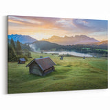 Germany Landscape Prints - Bavarian Countryside Sunrise Over Lake