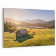 Bavarian Alps Art - Golden Sunrise Over Peaceful Bavarian Countryside