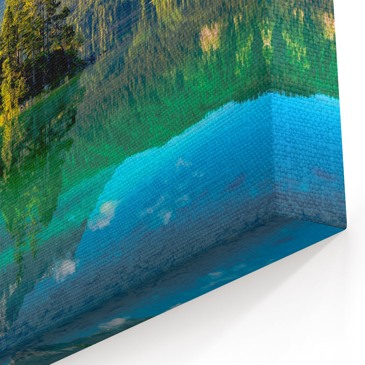 Bavaria Wall Art - Crystal Clear Lake and Majestic Alps Reflection