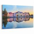 Germany Landscape Prints - Bavarian Town Reflection at Sunset