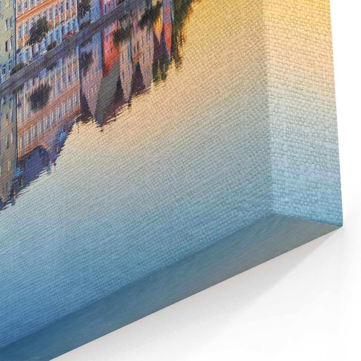 Germany Landscape Prints - Bavarian Town Reflection at Sunset