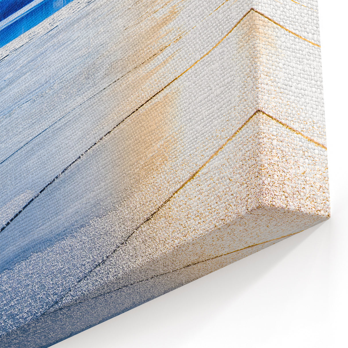 Bavarian Alps Art - Frozen Lake in Winter with Mountain Backdrop