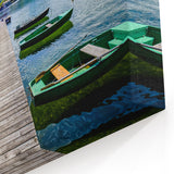 Bavarian Scenery Art – Lake Tegernsee Boats and Mountain Serenity