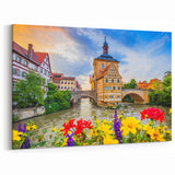 Munich Wall Decor – Historic Old Town Hall and River View