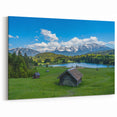 Germany Landscape Prints – Alpine Cabin and Bavarian Mountain Scene