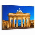 Berlin Wall Art - Majestic Brandenburg Gate Under Vibrant Blue Sky