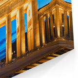 Berlin Wall Art - Majestic Brandenburg Gate Under Vibrant Blue Sky