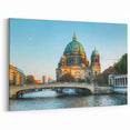 Berlin Cityscape Art - Berlin Cathedral in Golden Sunset Photography