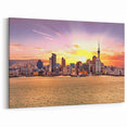 Golden Hour Over Auckland - Cityscape Canvas Art