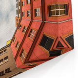 Berlin Street Art - Unique Courtyard Perspective in Berlin Photography