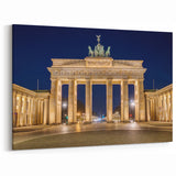 Berlin Photography - Illuminated Brandenburg Gate at Night Cityscape