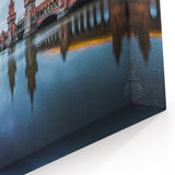 Berlin Cityscape - Oberbaum Bridge Reflection in Berlin Skyline Photography