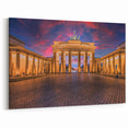 Berlin Skyline - Brandenburg Gate at Dramatic Sunset in Berlin Photography