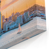 Auckland Harbor Canvas - Scenic Auckland Poster