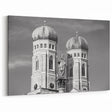 Munich Wall Art - Black and White Bavaria Architecture Frauenkirche Print