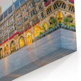 Munich Wall Art - Bavarian Architecture Decor New Town Hall at Dusk