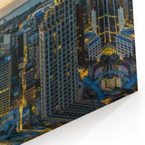 Auckland Dusk Panorama - Skyline Canvas Art