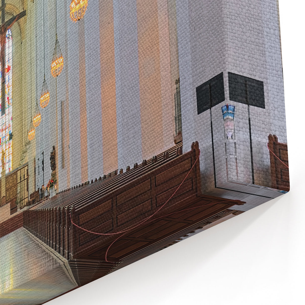 Bavarian Architecture Decor - Frauenkirche Interior with Stunning Chandeliers