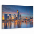 German Cities Wall Art - Scenic Frankfurt Skyline at Sunset Print