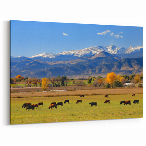 Colorado Scenic Prints – Boulder Mountain Photography with Ranch View