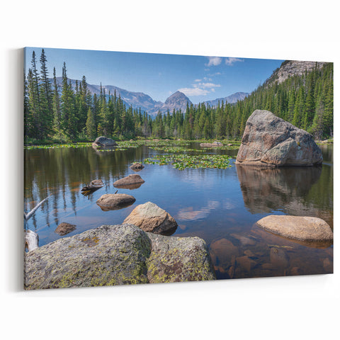 Boulder Nature Photography – Colorado Scenic Canvas with Lake Views
