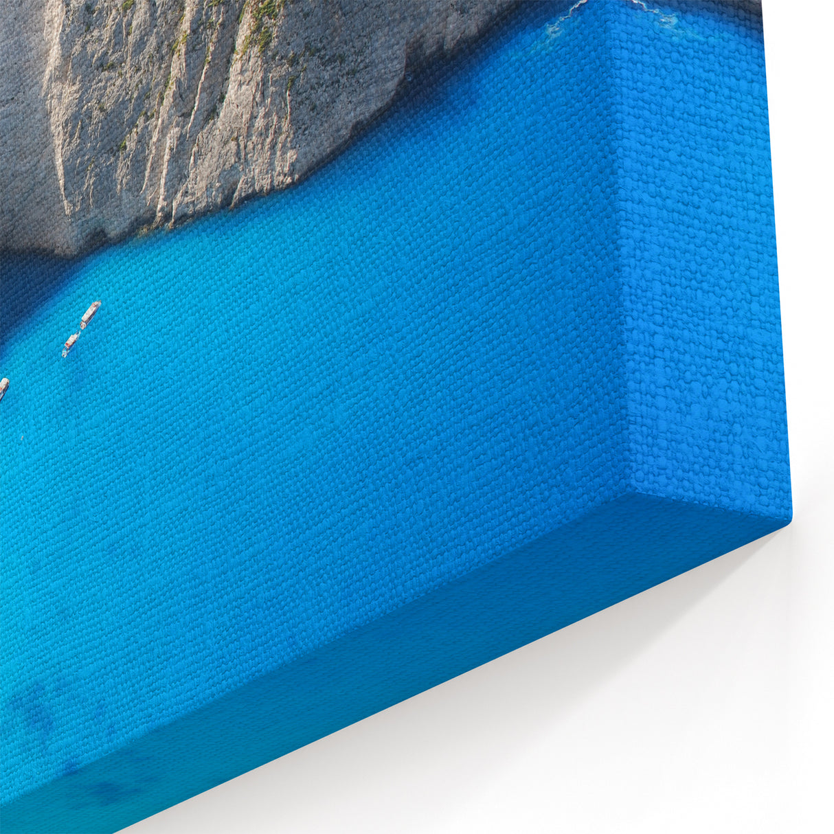Greece Wall Art - Scenic Greek Beach & Cliff View