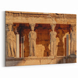 Ancient Greece Artwork - Iconic Caryatids of the Erechtheion
