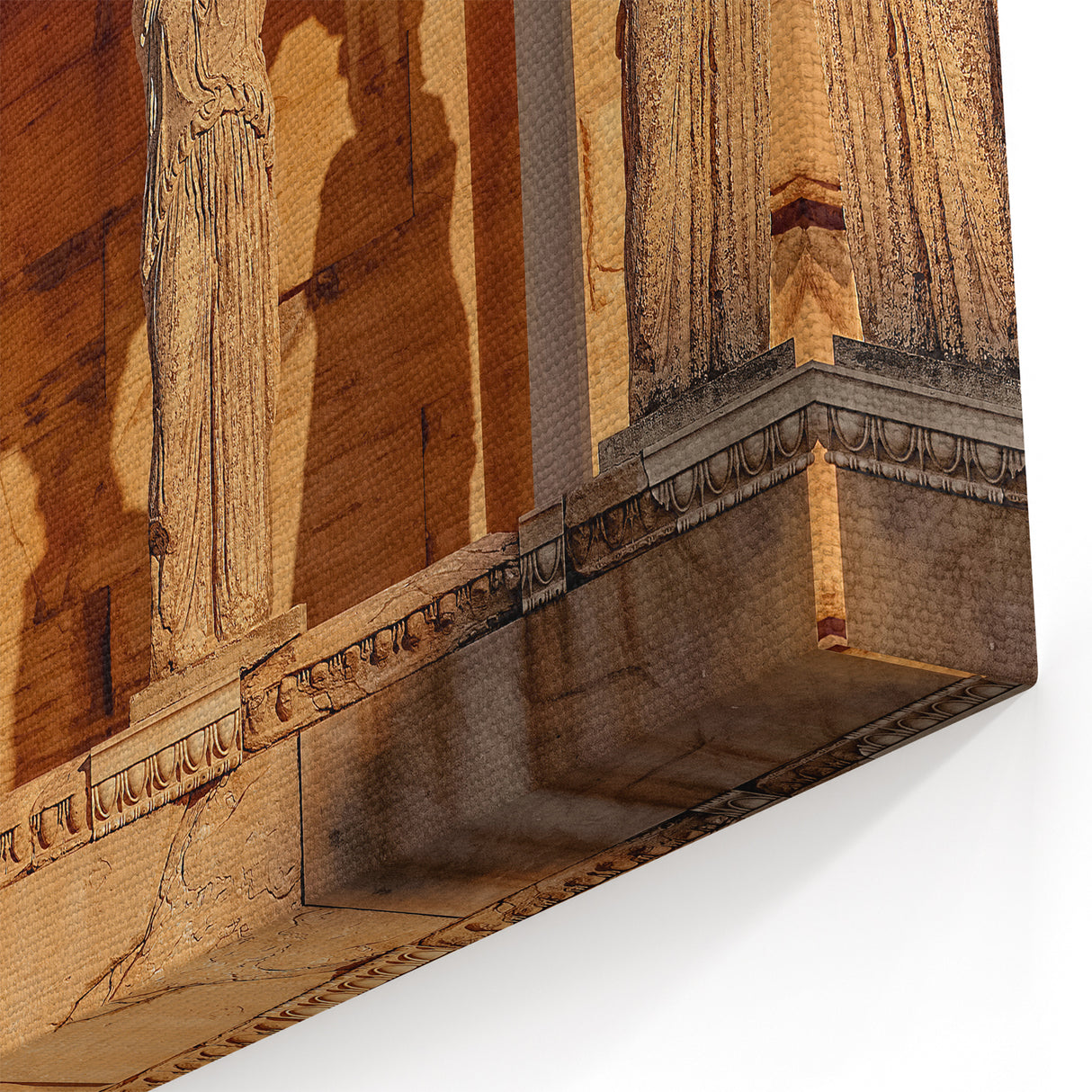 Ancient Greece Artwork - Iconic Caryatids of the Erechtheion